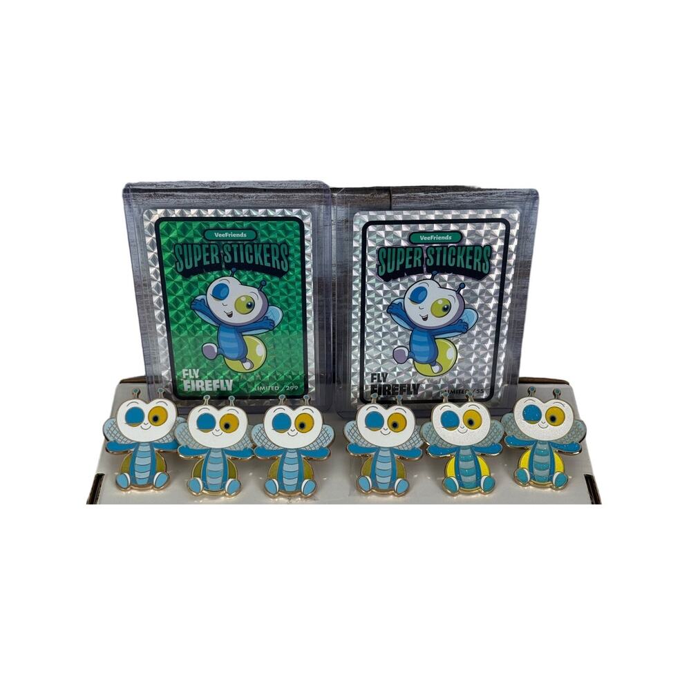 EPIC Veefriends Road to Veecon Fly Firefly Pin and Sticker Bundle